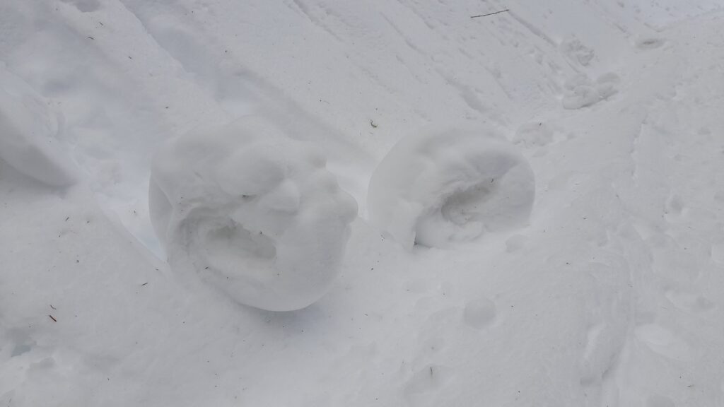 Schneespiralen
